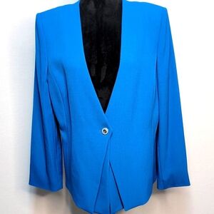 Preston & York Vibrant Blue Blazer SIZE 16. #799‎